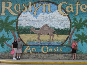 On the way to Leavenworth we made a quick stop in Roslyn, the site where the opening credits of Northern Exposure was filmed.
