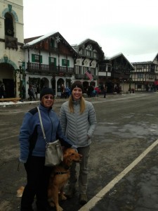 Brenda, Latigo, and I in Leavenworth January 2013