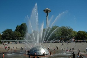Seattle Center - international fountain