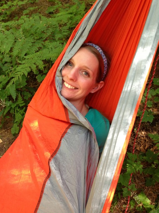 Hanging in the hammock!