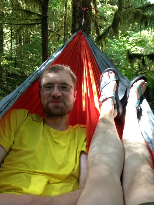 It's a squeeze but it really is a two person hammock!