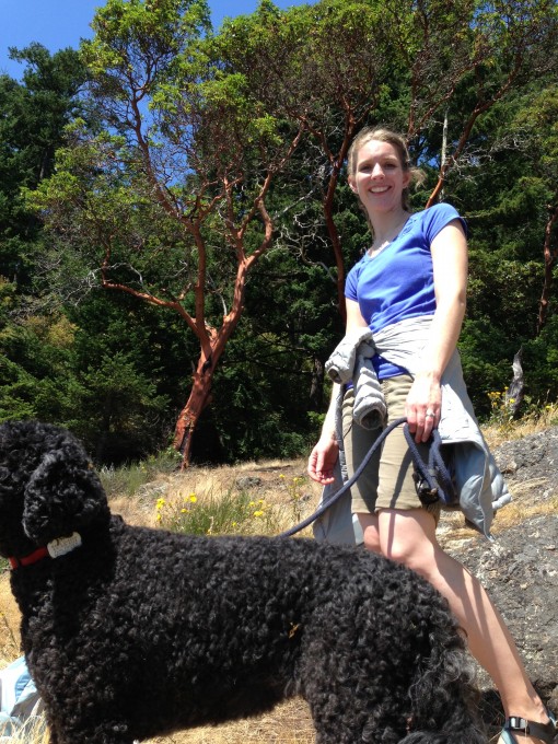 We took Latigo's good doggie friend Beth along on our short hike