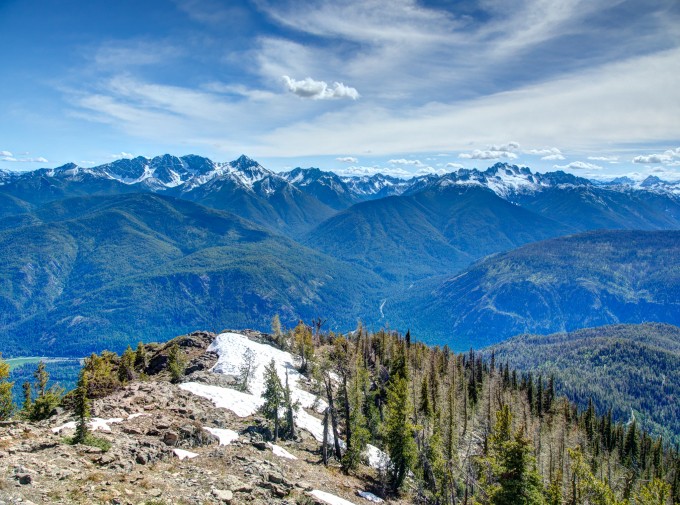 Enjoy beautiful views into the heart of the North Cascades