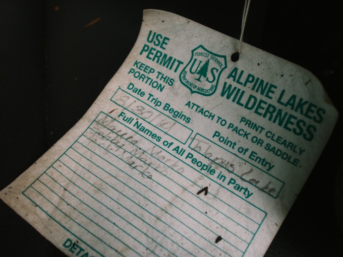 A wilderness use permit is required but it's free and available at the trailhead. Don't forget your Northwest Forest Pass on your car (which isn't free).