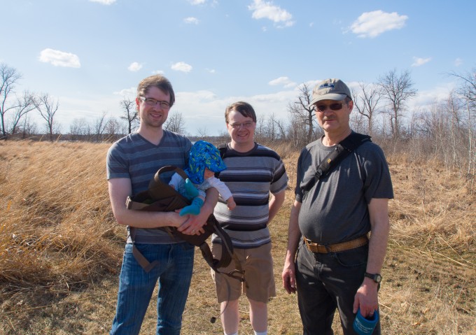 We had three generations of Marko men out on the trail!