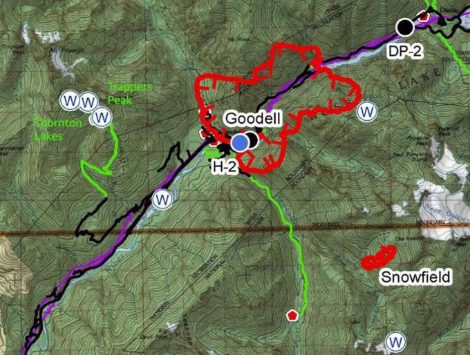 Map from Great Basin Incident Management