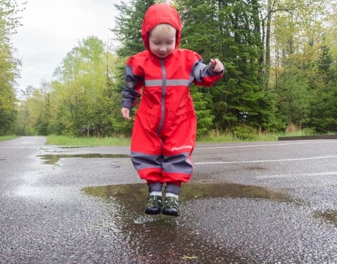 A must-have rainsuit for all your puddle jumping needs!