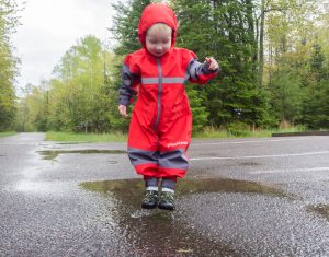 puddle rainsuit hikes wefoundadventure