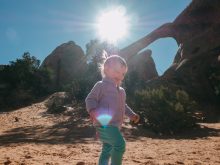 Hiking Arches National Park with Kids